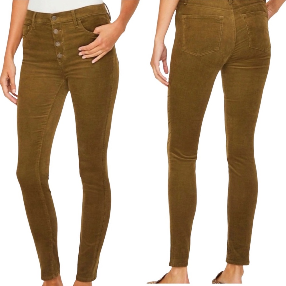 LOFT Olive Green High Rise Skinny Classic Jean Size 2